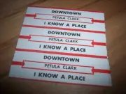 3 Petula Clark Downtown / I Know A Place Jukebox Title Strips