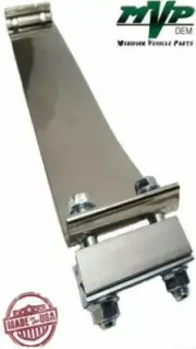 MVP 2-1/2" I-Block Stainless Steel Exhaust Flat Band Clamp - JE25SA