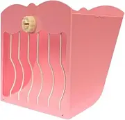 AIMALL Dual Use Rabbit Guinea Pig Hay Feeder Rack 8.27x9.84x5.12in Large Capacity 3500ml Anti-Waste Wall Mounted Grass Holder for Small Animals Cage