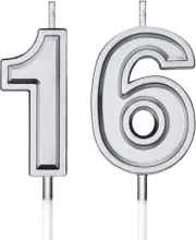 16th Birthday Candles Cake Numeral Candles Happy Birthday Cake Candles Topper De