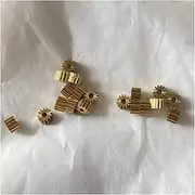 piccoli ingranaggi elettrici, 10PCS 0.4M 13T Small Copper Gear 1.98mm 2mm for Toys Car RC Aircraft Gears G-S