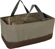 Log Baskets Large Firewood Storage Bags Wax Carrier Tote Durable Fire Wood Holder Organizer Bag Fireplace Accessories Firewood Basket