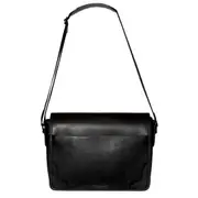 Futura Mens Laptop Messenger Sling Bag School Work Shoulder Strap - Black