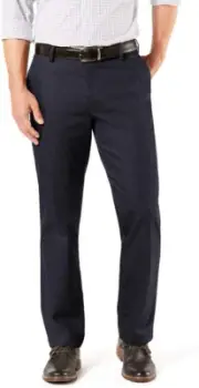 Dockers Men's Straight Fit Signature Lux Cotton Stretch Khaki Pant, 36/30