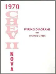 1970 70 NOVA/CHEVY II WIRING DIAGRAM MANUAL