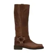 Tony Bianco - NIB Biker Saddle Wax Knee High Boots Sz 7