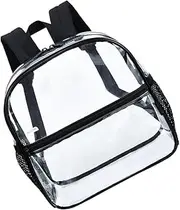 [Holibanna] Fashion Schoolbag Lightweight Pvc Backpack Travel Backpack Reusable Compact Storage