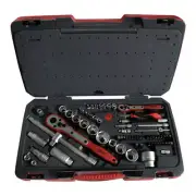 Teng Tools - 111 Piece 1/4 & 3/8 & 1/2 inch Drive Tool Socket Set TM111