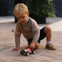 在飛比找HOTAI購優惠-法國Baghera 精緻玩具復古小跑車-紅白