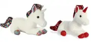 Shimmers Unicorn 13 Inch Plush Bundle, Rainbow and Valentine's Day Edition