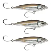 3x Rapala 7cm Saltwater X Rap SubWalk Walk the Dog Bait Fish Lures - Mangrove