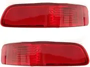 1 Pair Rear Bumper Lamp Reflector Fog Light Red for Citroen for C-Crosser 2007 2008 2009 2010 2011 2012 8355A004 8352A005