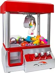Bundaloo Claw Machine Arcade Game | Candy Grabber & Prize Dispenser Vending Machine Toy for Kids, with Music | Best Birthday & for Boys & Girls (Red Claw)
