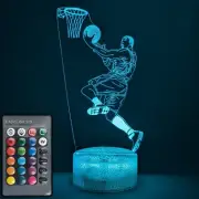 Basketball LED Night Light with Remote Control - 16 Colors, 5 Modes, Dimmable