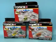 3 TOMY USA Tomica Hypercity Construction & Transportation Play Map Sets w/ Cars