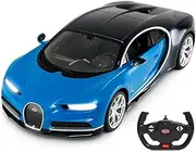Radio Remote Control 1/14 Scale Bugatti Chiron Licensed RC Model Car (Blue/Black)