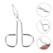 Eyebrow Clip Eyebrows Shaped Tool Flat Tip Tweezer Hair Scissors