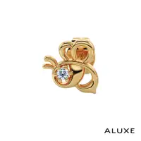 在飛比找PChome24h購物優惠-【ALUXE 亞立詩】迪士尼 10K金 蜜蜂造型 鑽石 耳環