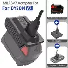 Battery Adapter For Milwaukee to Dyson V7 V8 Absolute Animal Cleaner Lithium