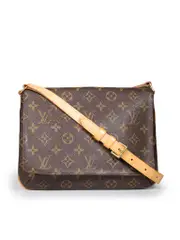 02 Brown Monogram Musette Tango Bag