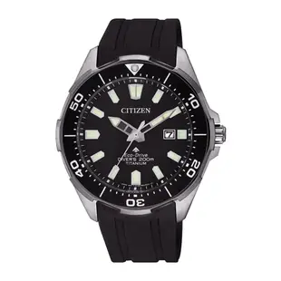 CITIZEN 光動能冒險極致潛水腕錶-黑