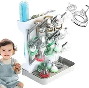 Vertical Baby Bottle Drying Stand - Drying Rack Bottles | Vertical Bottle Drying Rack | Standing Drying Rack For Baby Bottles | Beaker Bottles Dry | Drying Rack
