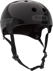 Pro-Tec Skateboard Helmet Bucky Lasek Signature Edition– Medium – Black Reflective Matte