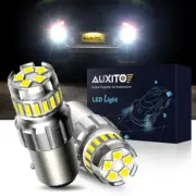 BAY15D 1157 LED 6500K Reverse Backup Brake Tail Stop Parking Light Bulbs CANBUS (for: Mitsubishi)