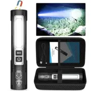 Rechargeable Flashlights High Lumens - Super Bright Small Pocket Magnetic Fla...