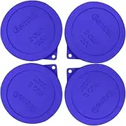 2 Cup Silicone Storage Cover Lids Replacements for Round Anchor Hocking Glass Bowls and Pyrex 7200-PC Glass Bowls |Container not Included|(Navy Blue, 4 Pack)