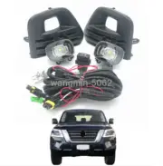 Fit For Nissan Patrol Y62 2020 Front Fog Light Assembly W/ Cover Switch wiring