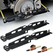 YoKxcm 2-Pack Wheel Alignment Plates Tool Kit with Measuring Tapes, Front End Toe Plates Wheel Alignment Tool for Car Truck SUV