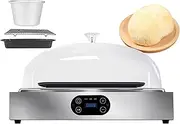LUOFEISHUN Electric Dough Proofer Machine, Bread Proofing Machine, Natto Fermenter with Humidity & Temperature Adjustable, 99H Timing, Yogurt Maker with 304 Stainless Steel Liner, LED Display
