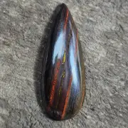 Beautiful iron tiger stone drop shape cabochon making for jewellery