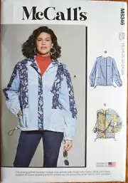 MCCALLS PATTERN 8346 JACKET MISSES SIZES 18 20 22 24 26 UNCUT