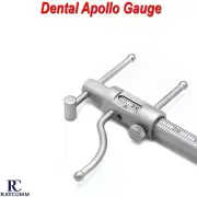 Dental Implant Occlusion Premium Grade Apollo VDO Gauge Ruler High Quality Steel