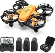Drone Holy Stone Less than 100g with 1080p Camera Small Mini Drone Orange HS42