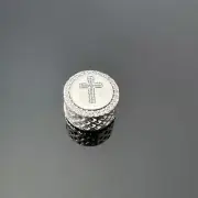 AUTHENTIC PANDORA FAITH 925 ALE SILVER CHARM + GIFT BOX