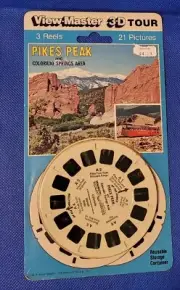 SEALED #5050 Pikes Peak and Colorado Springs Area CO view-master 3 Reels Pack
