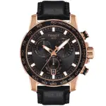 🔥正品最低價🔥TISSOT 天梭 SUPERSPORT CHRONO 三眼計時石英錶 T1256173605100 黑金