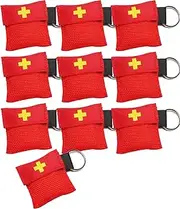 CPR Mask Set of 10 Red