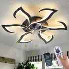 Modern Ceiling Fan with Light and Remote, Low Profile Ceiling Fans with Light...