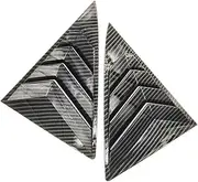 Compatible For Toyota Camry Sedan 2012-2017 Car Rear Louver Window Side Shutter Cover Trim Sticker Vent Scoop ABS Carbon Fiber Accessories