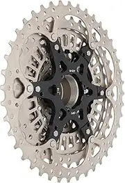 ZTTO Ultra Light 9-42T 11 Speed Cassette Mountain Bicycle Freewheel, Compatible for XD, Made of High Strength Steel, Tempered & Quenched, Hollow Design for Reduced Weight, Chrome