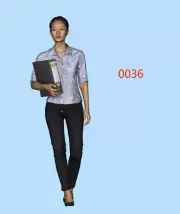 Resin 1:24 1:43 1:64 1:87 Walking Teacher Painted Doll Figure Scene Props Toys