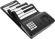 CIMAXIC 88 Roll Portable Keys Foldable Silicone Piano Keyboard with Built in Speaker Battery Operated Travel Friendly Electronic Roll Up Piano for Beginners and Musicians