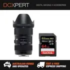 SIGMA 18-35MM F/1.8 DC HSM ART LENS FOR NIKON (4210955) + BONUS SD CARD
