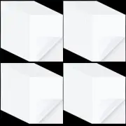 50 Sheets Clear Double Sided Adhesive Tape for Crafts Arts Home Decorative Tape