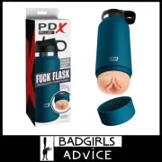 PDX Plus Fuck Flask 23.8cm - Private Pleaser Nubs Ribs Inner Tunnel Discreet Mas