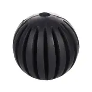 Gladiator 7.8cm Black Rubber Ball Dog Toy